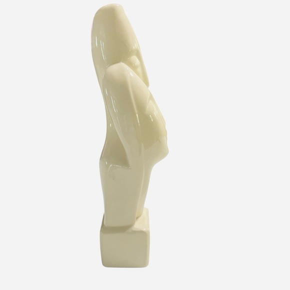 VTG Devotion statue, inspired by ancient Cycladic art Cream Couple Sculpture - Picture 6 of 14